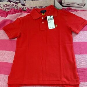 Polo by Ralph Lauren Kids Bright Orange Red Polo Shirt